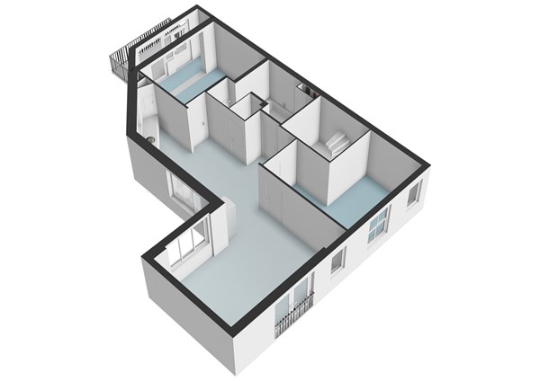 Floorplan - Blasiusstraat 142-1, 1091 CZ Amsterdam